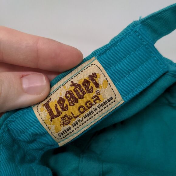 Cancer Awareness Pink Ribbon Cadet Army Cap Greenish-Blue One Size Distressed - Picture 8 of 8